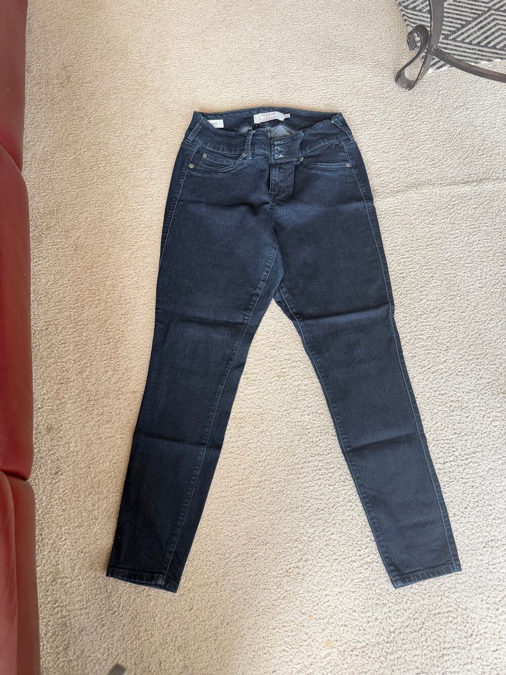 Torrid Denim Jegging Jeans Size 12R Dark Wash 3 Button Skinny